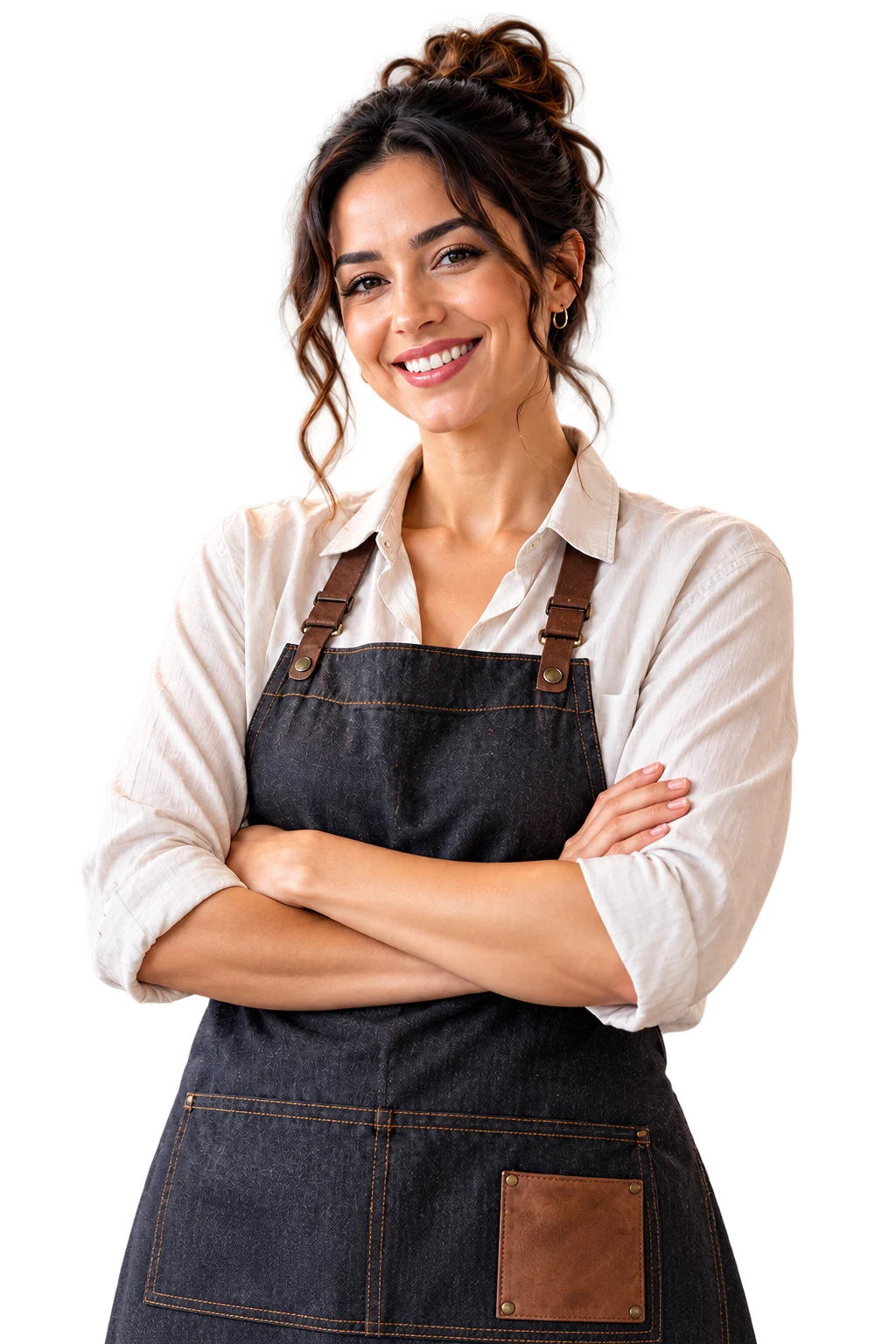Barista sonriente